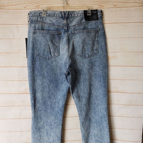 Veronica Beard High-Rise Carly Kick Flare Denim Jeans Size 32/14 Pebble Stone - Picture 7 of 12